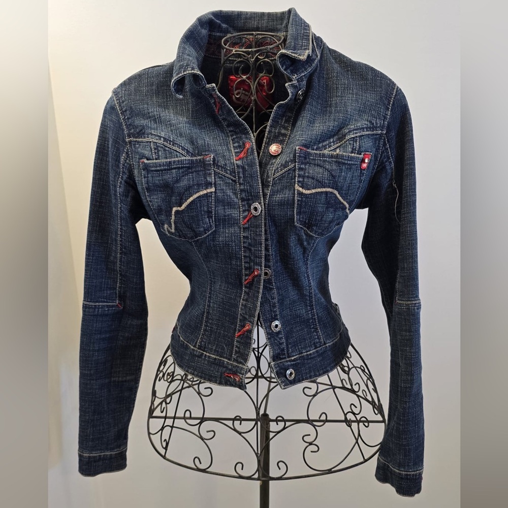 Ecko Unlimited Dark Blue Denim Jacket
